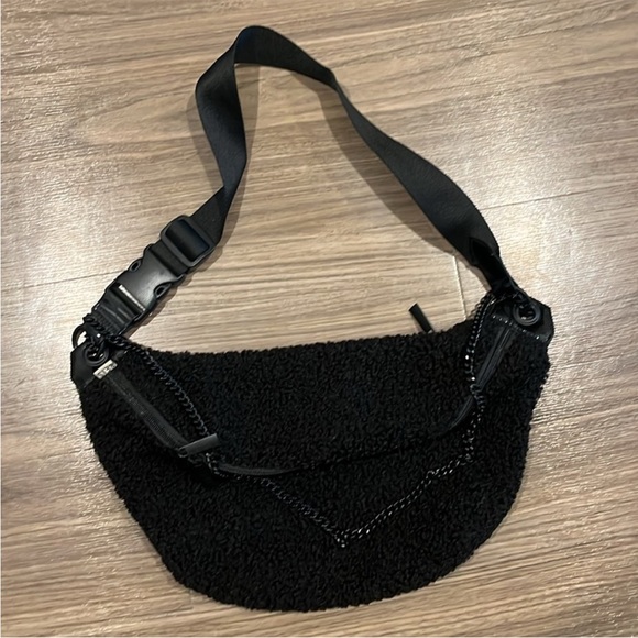 BEIS Handbags - Beis Shearling Belt Bag Rare
